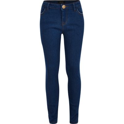 Girls blue Amelie superskinny jeans